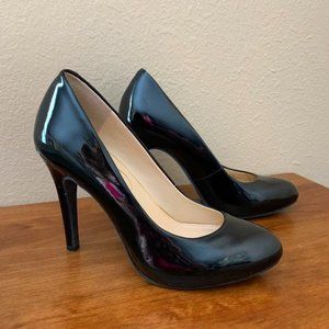 Size 6 Jessica Simpson Patent Black Malia Heels